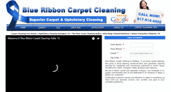 Desktop Screenshot of blueribboncarpetclean.com
